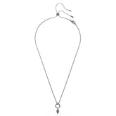 Mesmera pendant, Mixed cuts, Gray, Ruthenium plated